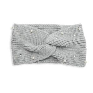 NWT SAKS FIFTH AVENUE Embellished Twist Front Headband